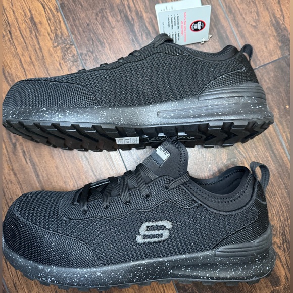 Sketchers Work Women Shoe Air Cooled Memory Foam Comp Toe sz8.5 NWT - Picture 3 of 10